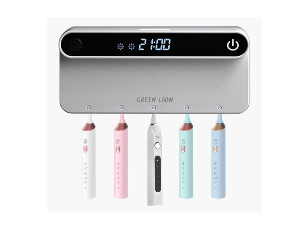 Green Lion Smart Toothbrush Sterilizer - UV-C, Quick & Hygienic Green Lion Smart Toothbrush Sterilizer - UV-C, Quick & Hygienic
